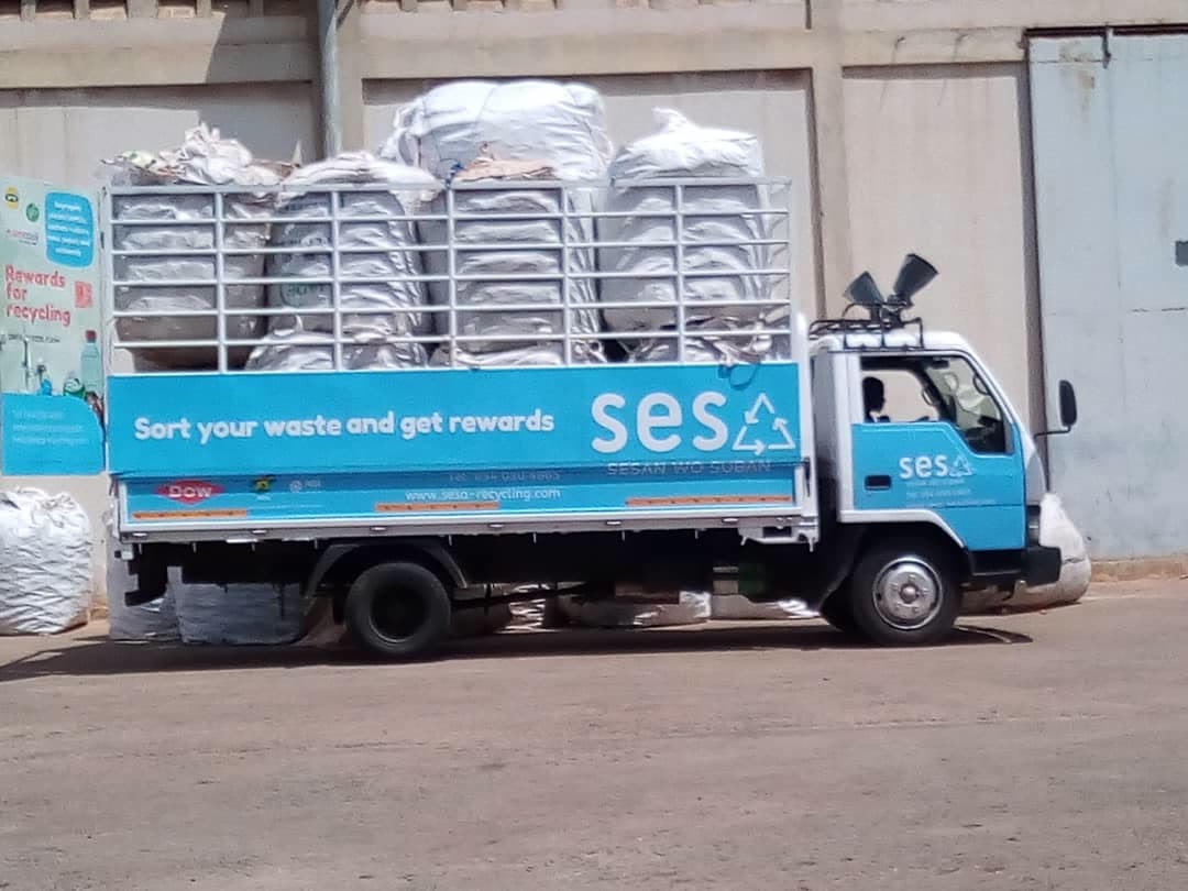 SESA collection boxes, community partners and raw material deliveries in Accra (4/6)