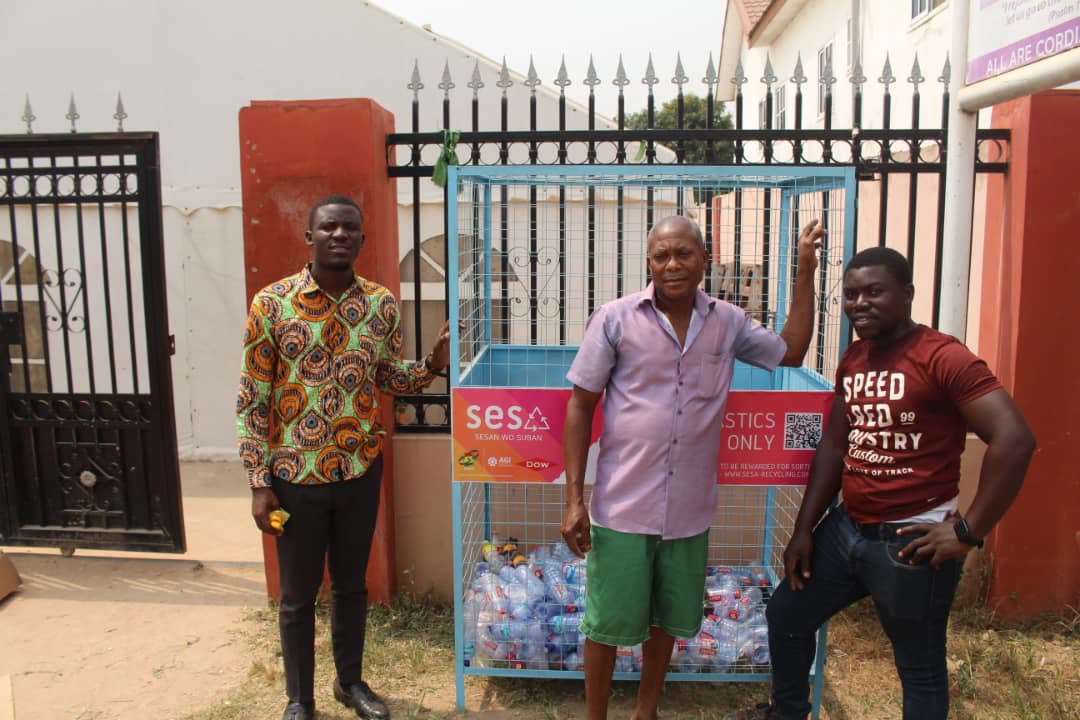 SESA collection boxes, community partners and raw material deliveries in Accra (2/6)